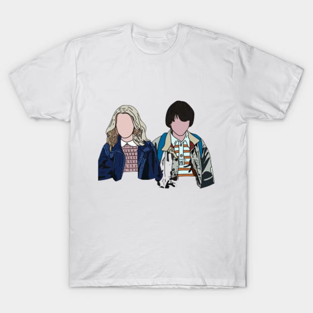 Mileven Stranger Things T-Shirt by StrangerTeeings